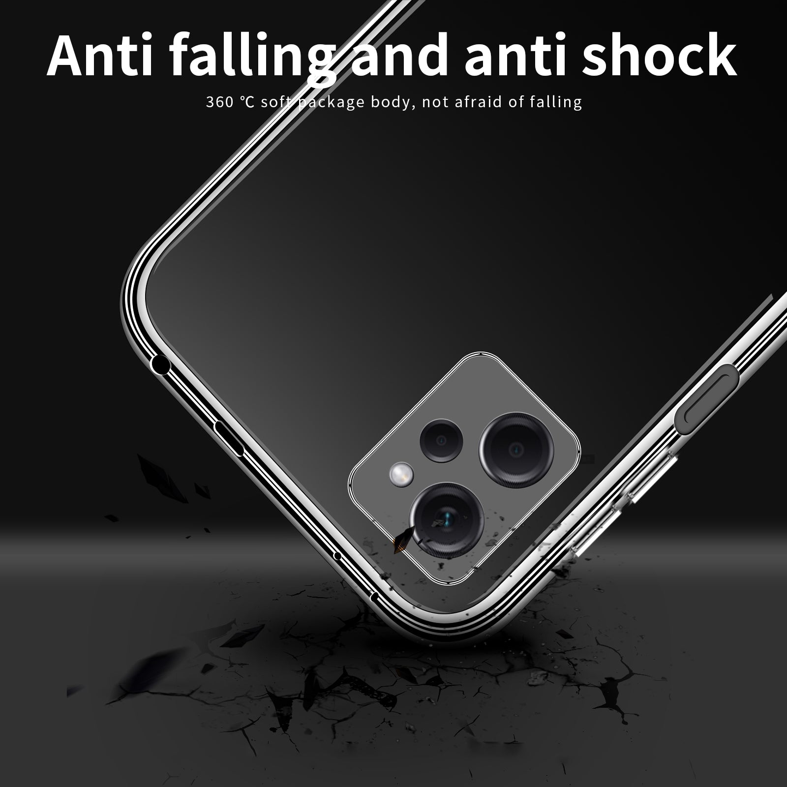MOFI Anti-drop TPU Phone Case for Xiaomi Redmi Note 12 Pro Speed 5G/Poco X5 Pro 5G Transparent Cellphone Back Protector Cover MOFI Anti-drop TPU Phone Case for Xiaomi Redmi Note 12 Pro Speed 5G/Poco X5 Pro 5G Transparent Cellphone Back Protector Cover